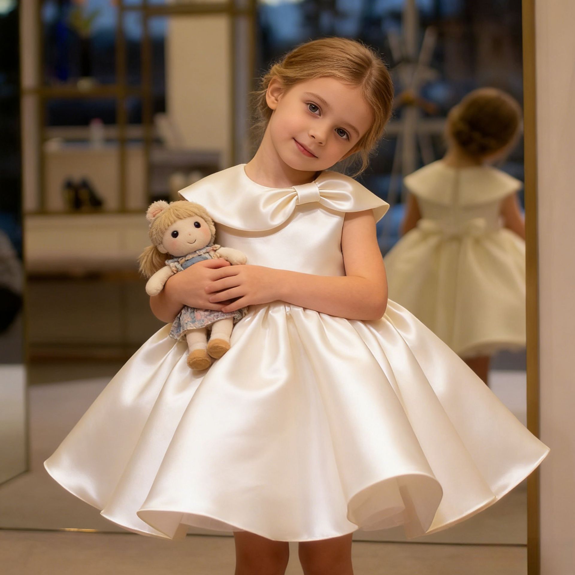 Baby Clothing High End - Eleganckie zdjęcia sukienek dla rocznych dziewczynek