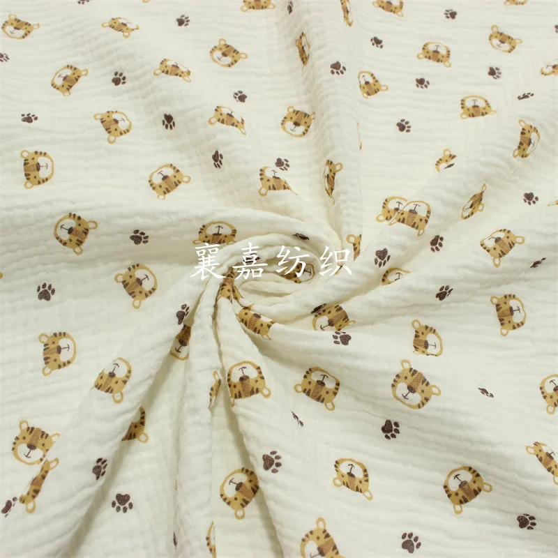 Baby Clothing Organic - 100X135cm Bawełniana gaza dla niemowląt Krepa