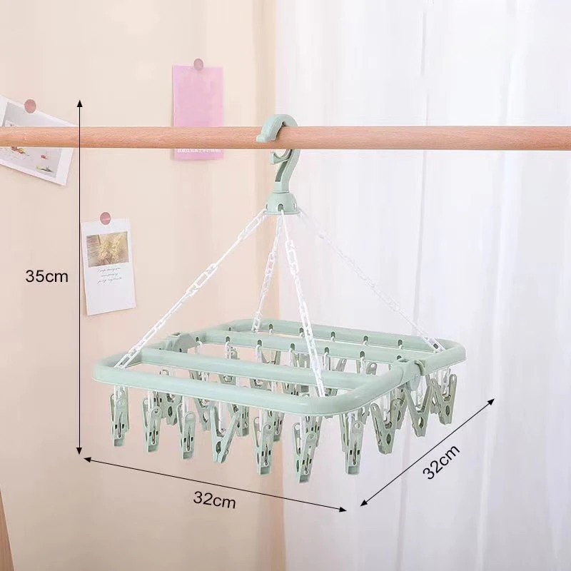 Wieszak do suszenia ubrań z 32 – Baby Clothing Hanging Rack recenzja i cena