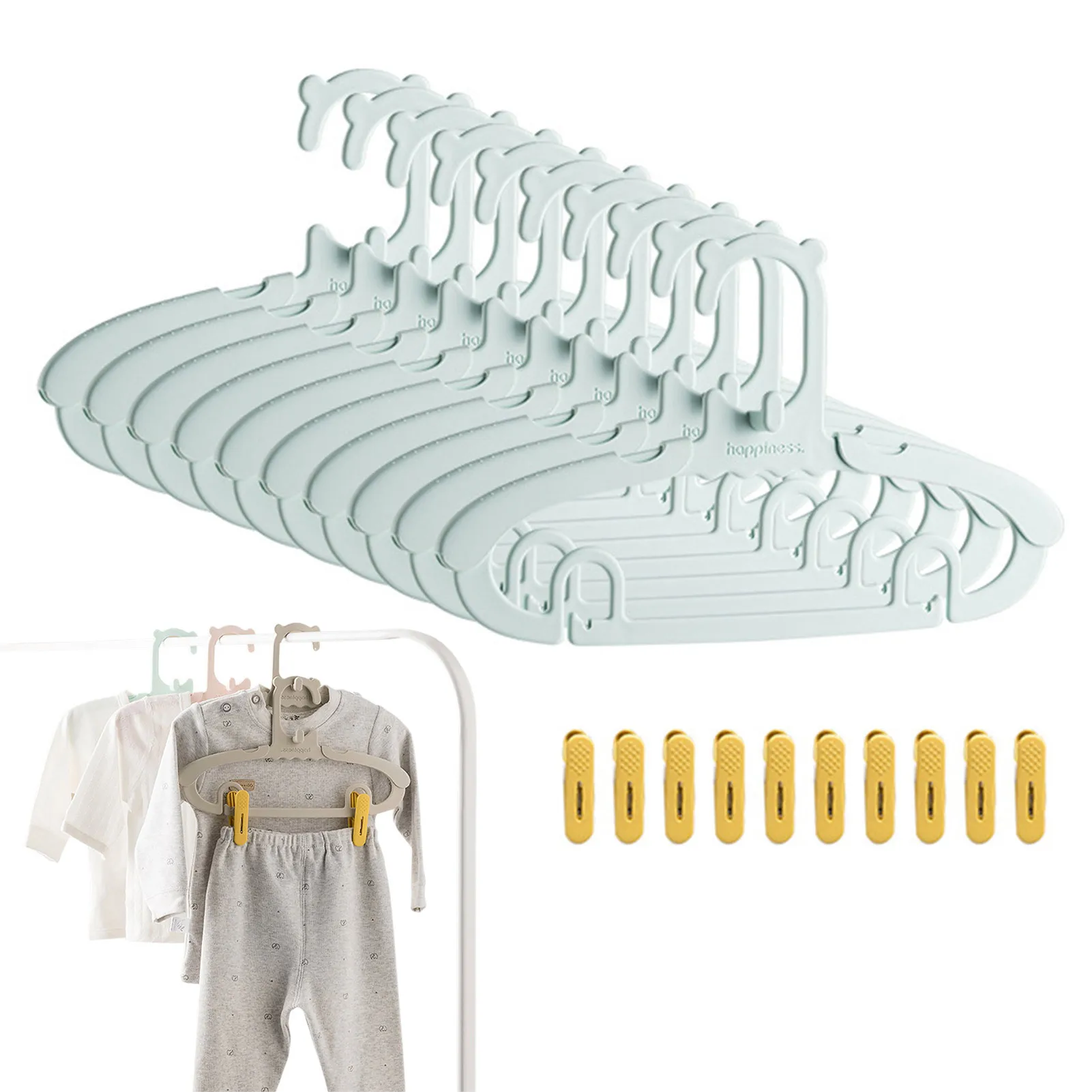 Regulowane wieszaki na ubrania – Baby Clothing Hanging Rack recenzja i cena