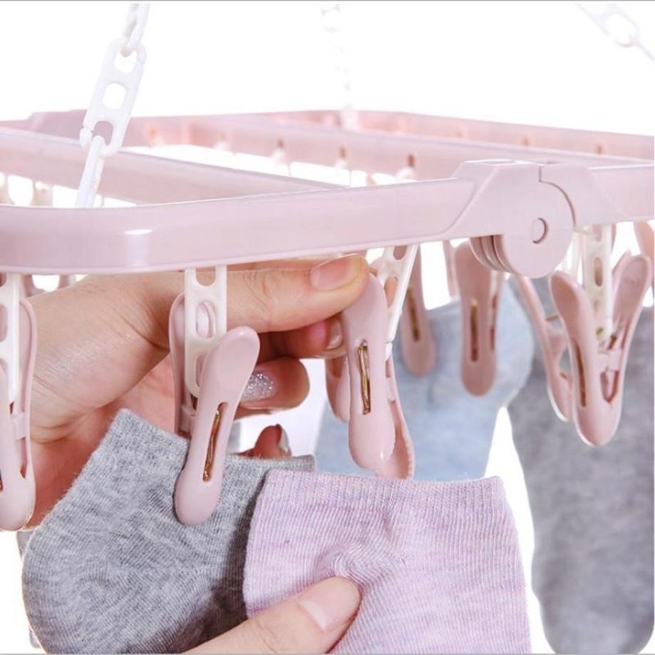1 szt. Suszarka na ubrania z 3 – Baby Clothing Hanging Rack recenzja i cena